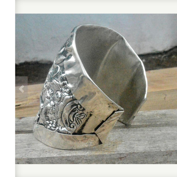 Heavy Mens Wide Sterling Silver Cuff Bracelet Dogs - Picture 8 of 8